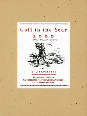 cover image of Golf in the Year 2000